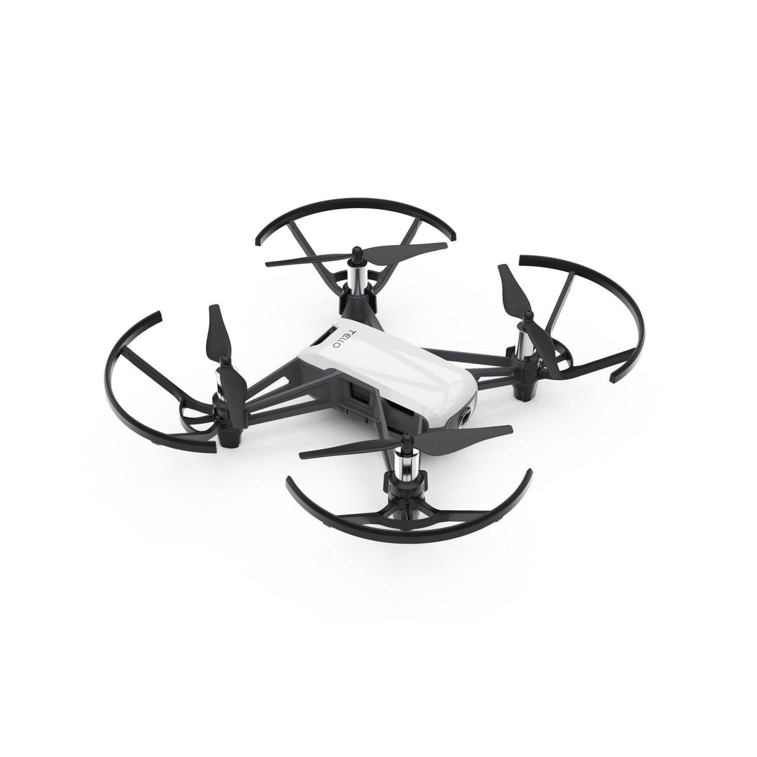 drone blanco y negro sobre fondo blanco
