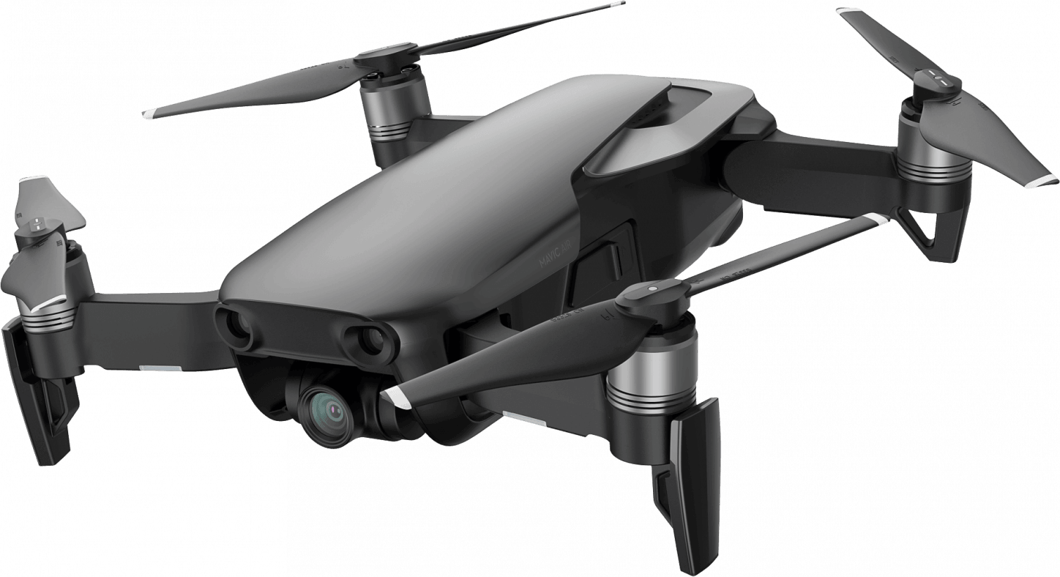 drone negro sobre fondo blanco