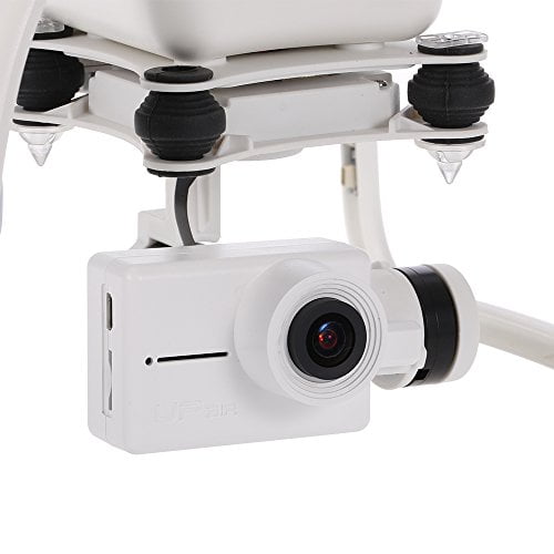 camara de drone blanco