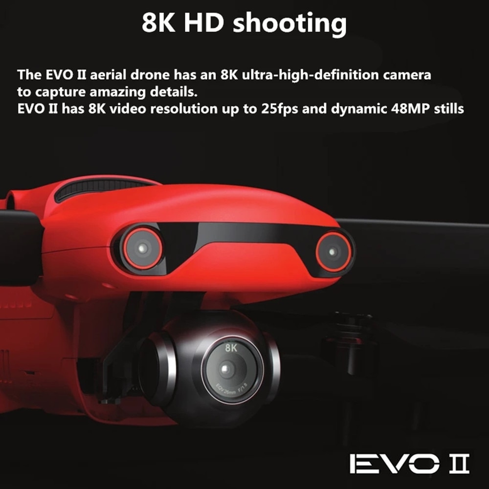 Autel EVO 2 PRO Dual serie RC Quadcopter FPV GPS cámara de vídeo 9km Drone de transmisión