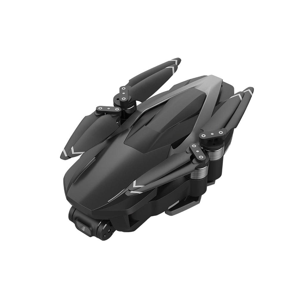 Drone gris oscuro plegado