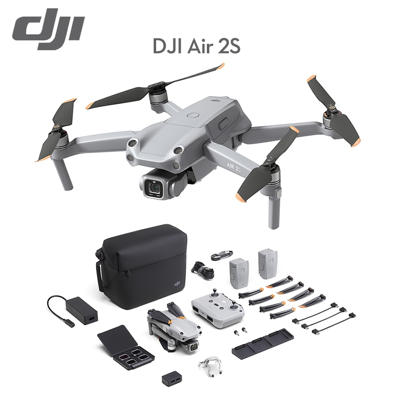 DJI Original de la marca de aire nuevo, 2S Drone /DJI 2S Fly More Combo Drone 1-pulgadas Sensor CMOS 2.4μm píxeles 12km 5,4 K