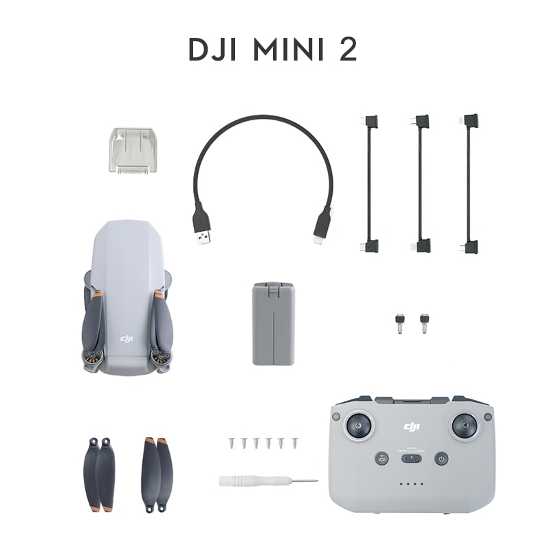 Dron DJI Mini 2 con cámara 4K/30fps y zoom 4x, distancia de transmisión de 10km, mavic mini 2