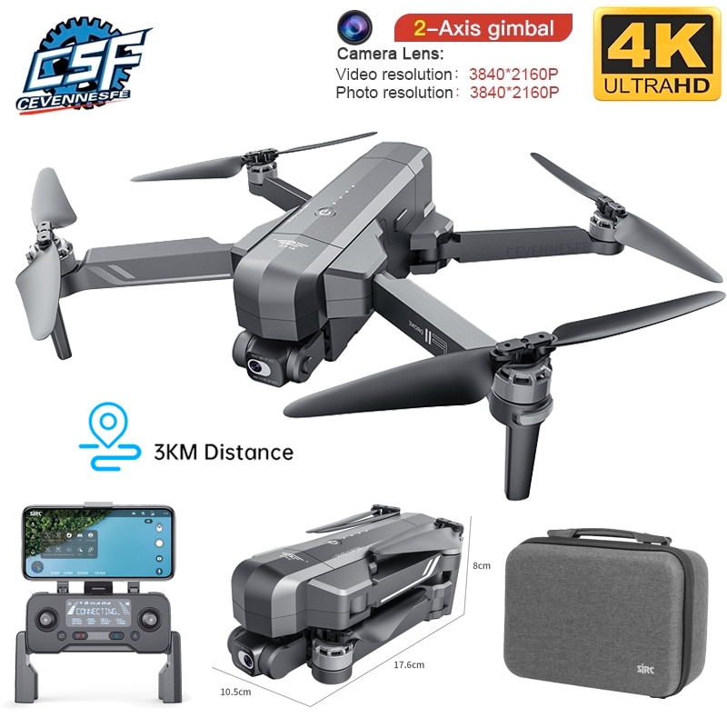 Dron profesional F11 PRO con cámara 4K HD, cardán sin escobillas, fotografía aérea, WIFI, FPV, GPS, cuadricóptero plegable RC, novedad de 2021