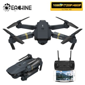Eachine E58 WIFI FPV con el gran angular HD 1080P/720P/480P cámara alta modo Hold plegable brazo RC Quadcopter Drone X Pro RTF RC