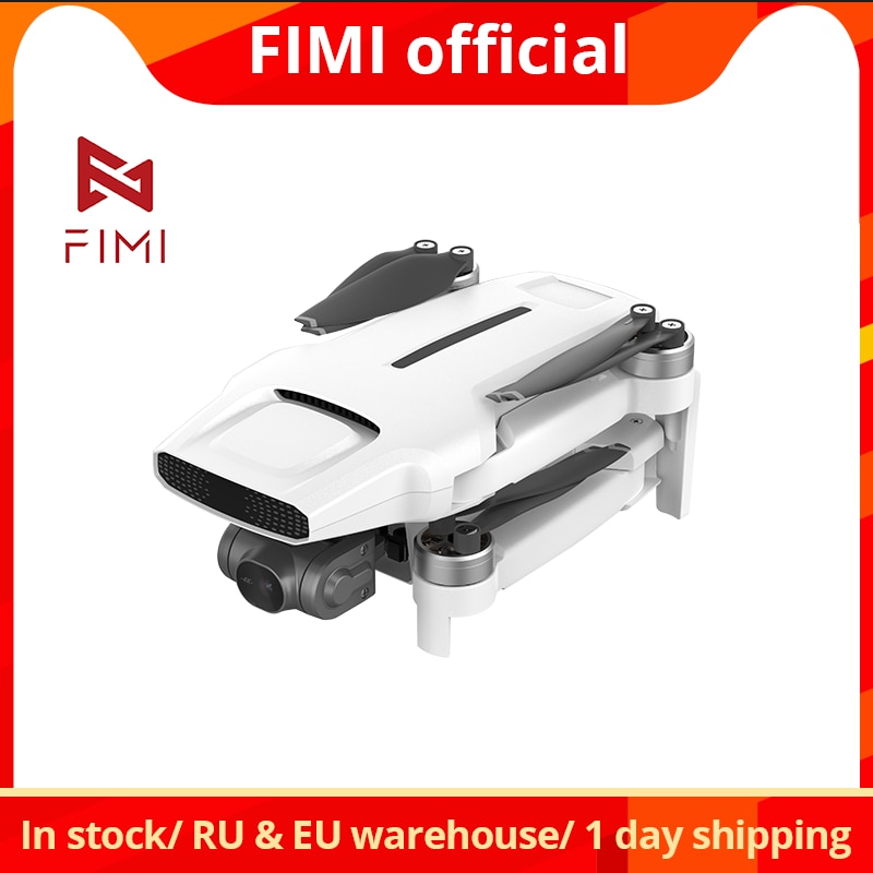 FIMI-Mini Dron X8 con cámara 4K, cuadricóptero RC, 8KM, FPV, de 3 ejes cardán, GPS, RC, RTF