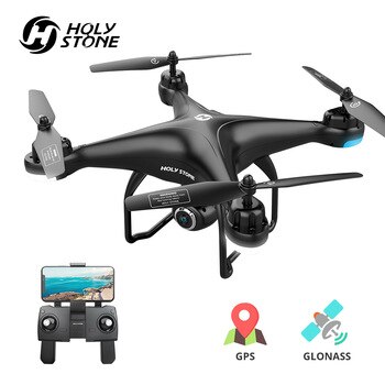 Holy Stone-Dron Profesional de control remoto con GPS y cámara HD. HS120D, Drone cuadricóptero de radiocontrol con GPS Glonass, Wifi, cámara HD de 1080P