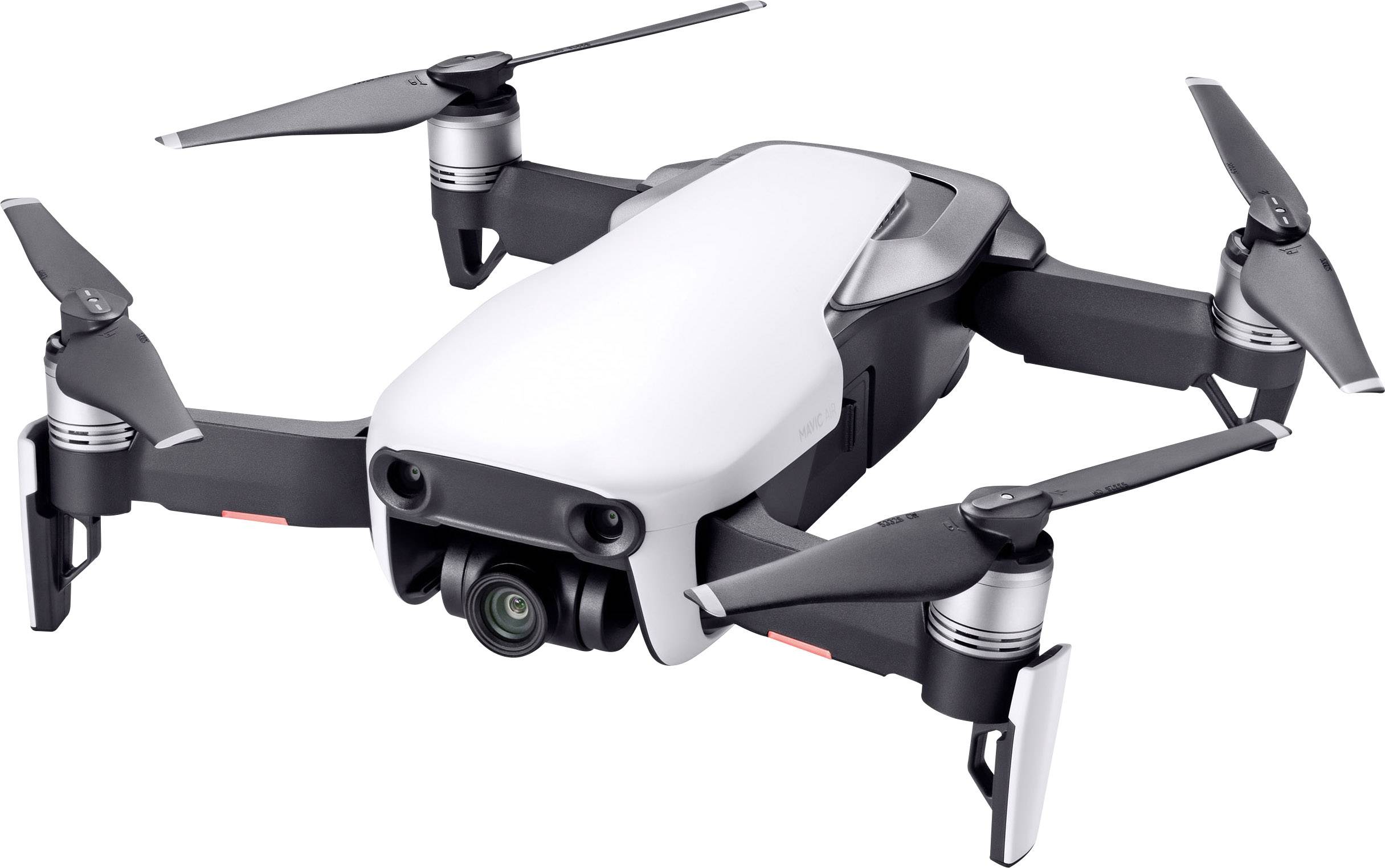 drone blanco y negro sobre fondo blanco